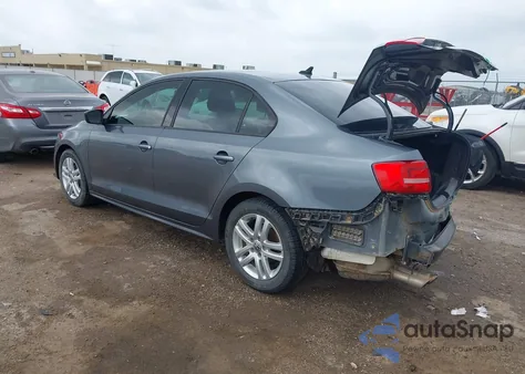 2015 Volkswagen Jetta 2.0L S from USA, damaged, VIN 3VW2K7AJ0FM251929